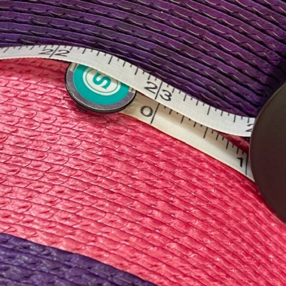 HARVE BENARD Wide Brim Sun Vintage Hat Purple Pink